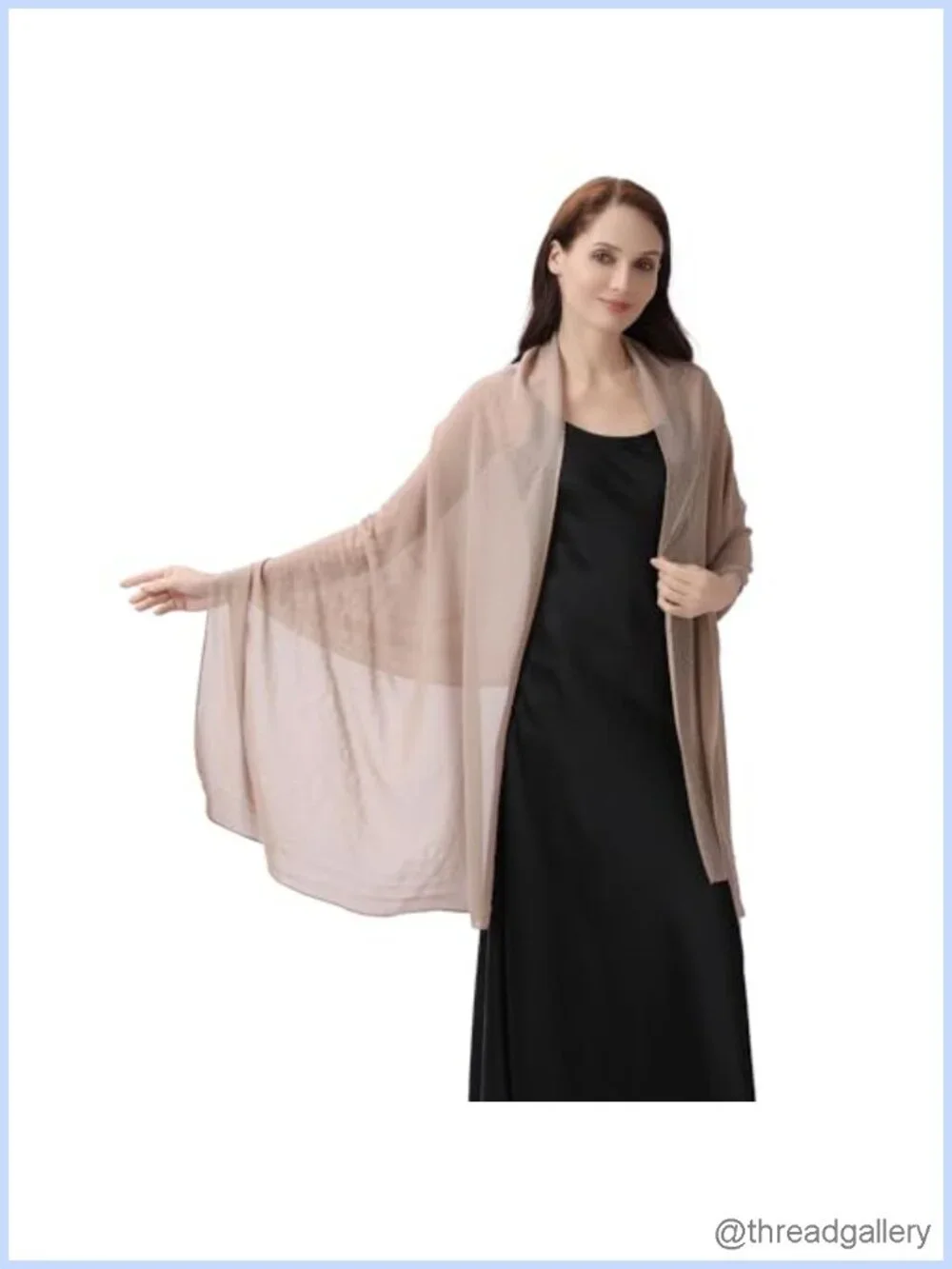 Sequin Mesh Chiffon Wrap Shawl Lightweight Sparkle Evening Stole Wedding Cover